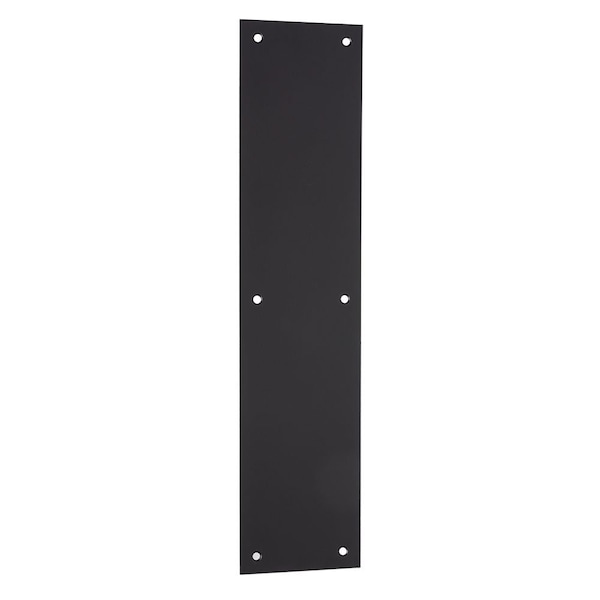 Pamex 3-1/2in x 15in Solid Brass Push Plate Oil Rubbed Bronze Finish DD091035OB - main